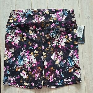 Torrid Black Bike Shorts with Stretchy Fit